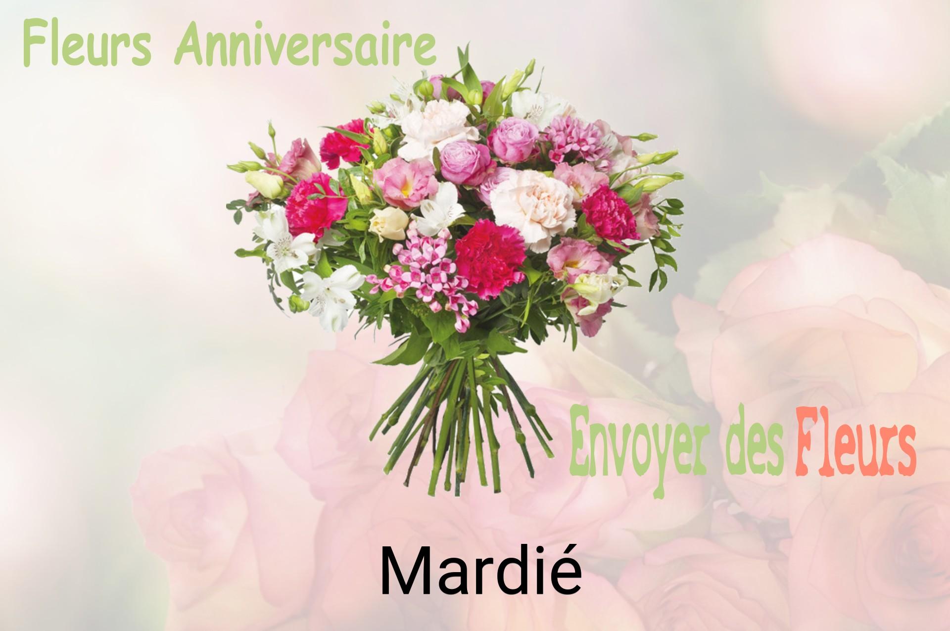 Bouquet de fleurs d’anniversaire livré à Mardié